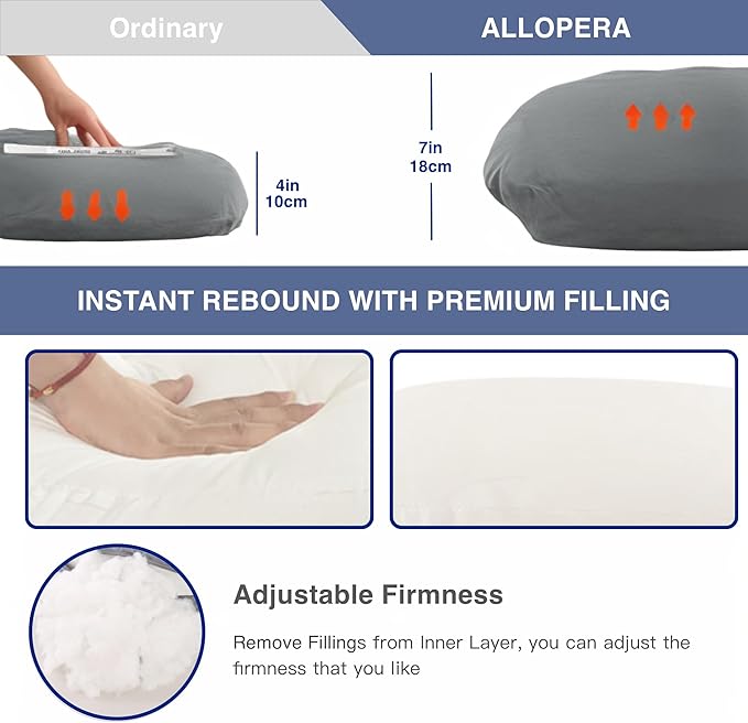 Pregnancy Pillow, Full Body Maternity Pillow 57 inch, - Image 4