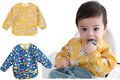 2 Pack Baby Bibs for Boy, Baby Bibs for Eating, Mess Proof Baby Bib, Full by YKVOSAR