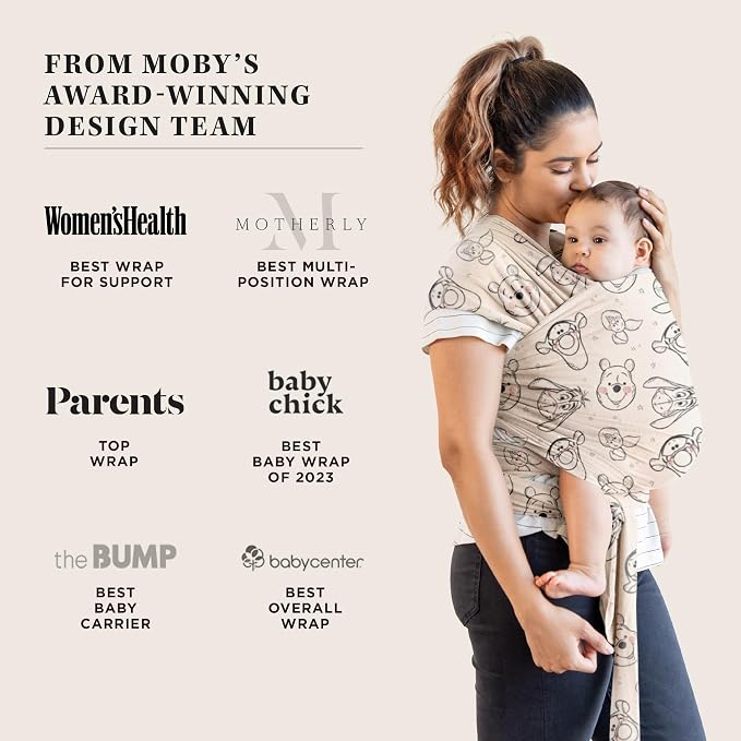 Moby Baby Wrap Carrier Featherknit - Image 7