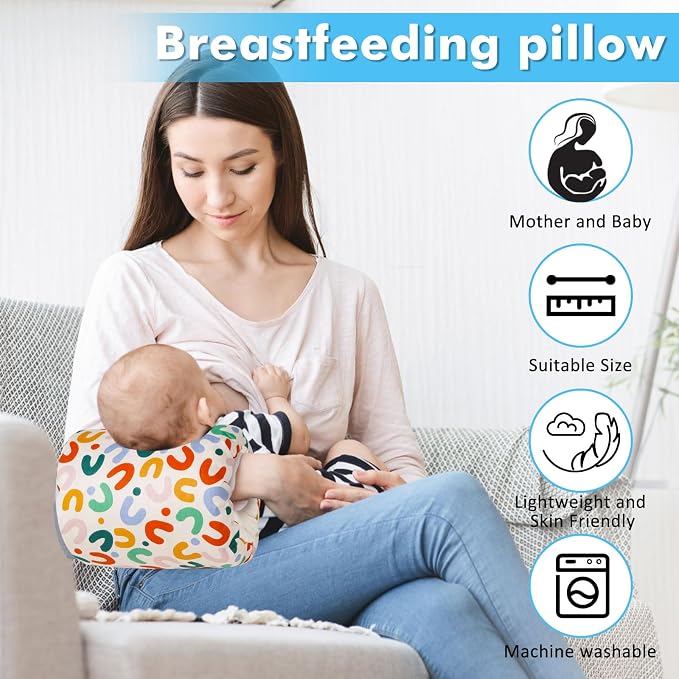 Nursing Arm Pillows for Breastfeeding, Baby Feeding Arm Pillow Portable and - Image 2