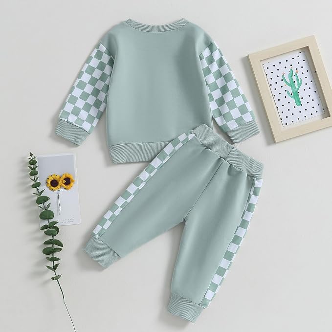 Fernvia Toddler Baby Girl Clothes 3 6 9 12 18 24 Months Fall Outfits Solid Long - Image 3