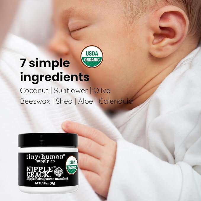 Organic Nipple Cream, Nipple Crack Lanolin Free Nipple Butter, Balm - Image 6