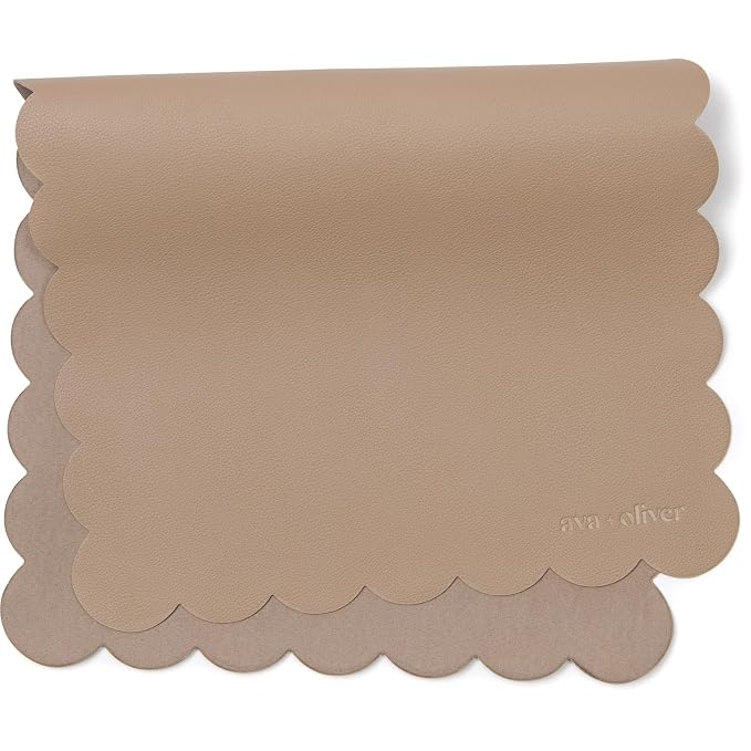 Ava + Oliver Vegan Leather Baby Changing Mat by avaoliver