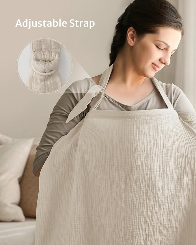 Blissful Diary Muslin Nursing Cover - Image 5