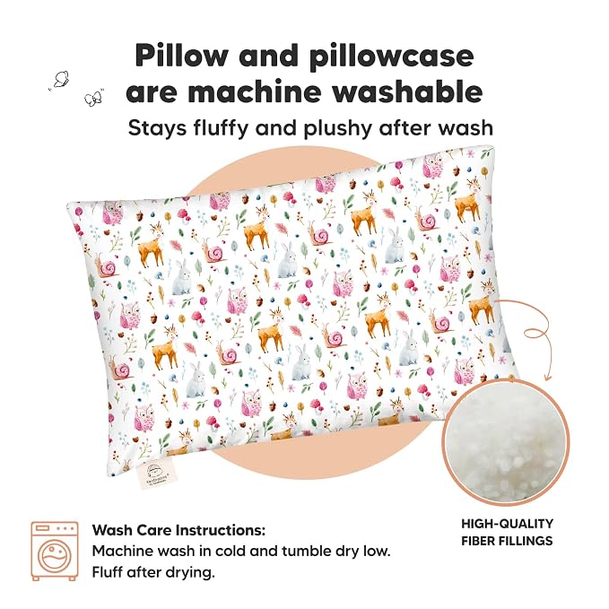 Toddler Pillow with Pillowcase - Image 4