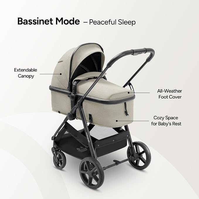Mompush Wiz 2 in 1 Baby Stroller - Image 2