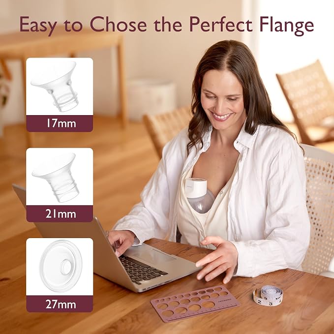 Momcozy Nipple Ruler for Flange Sizing, Soft & Flexible Silicone Measurement - Image 6