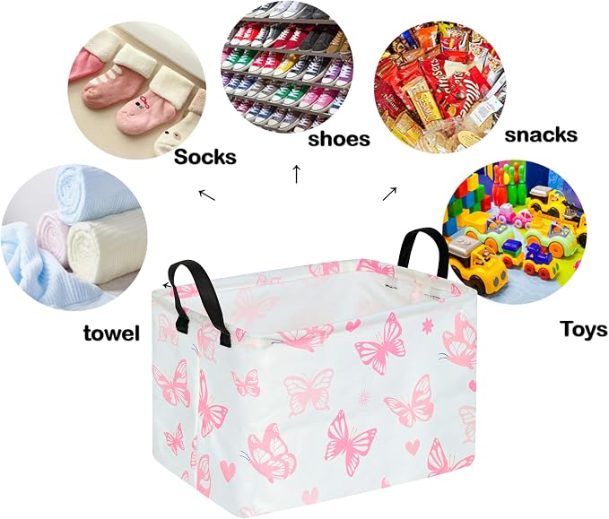 Rectangle Kids Gift Storage Basket Shelf Storage Basket Organizer Box Clothes - Image 7