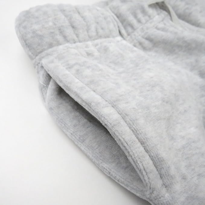 HonestBaby Baby 2-Piece Cozy Velour 100% Organic Cotton Sweatshirt and Jogger - Image 6