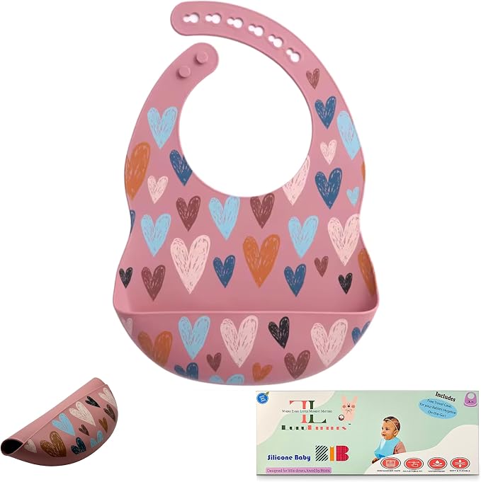 BPA-Free Silicone Baby Bibs by LuluLittles