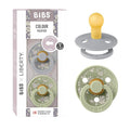 BIBS Colour Liberty Soother 2-Pack, BPA Free Dummy Pacifier, Round Nipple. by BIBS