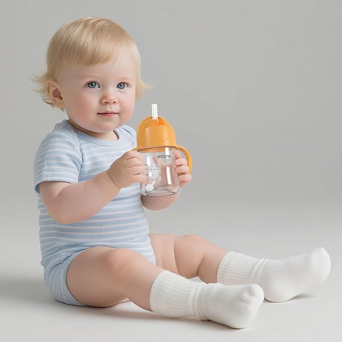 Evorie Tritan Weighted Straw Sippy Cup - Image 9