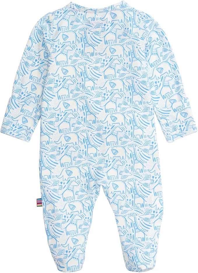 Magnetic Me Boys Modal Magnetic Baby Footie Pajamas | Silky Soft Modal Fabric | - Image 2