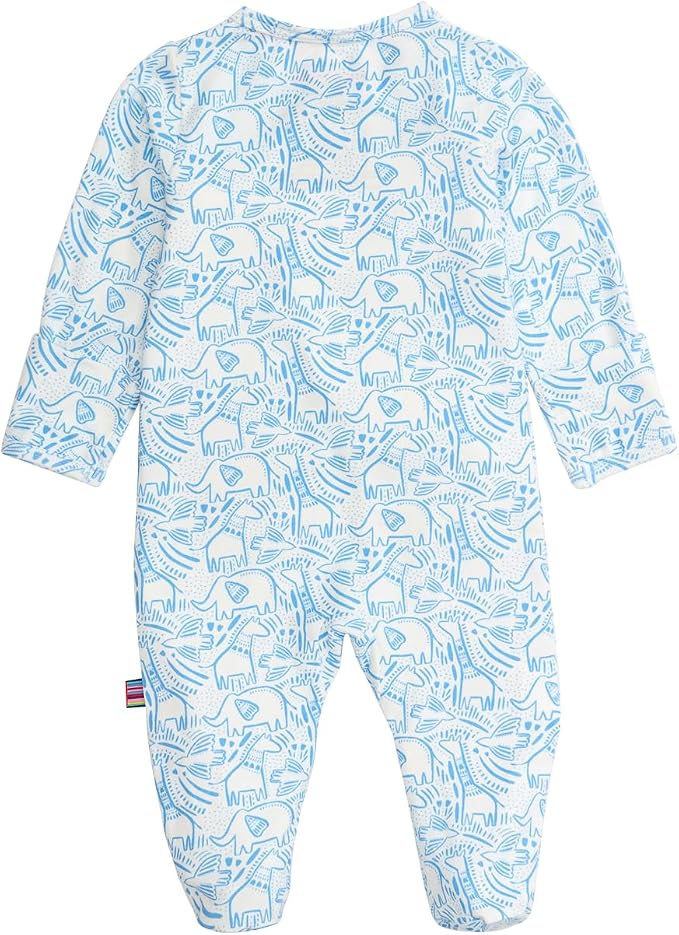 Magnetic Me Boys Modal Magnetic Baby Footie Pajamas | Silky Soft Modal Fabric | - Image 2