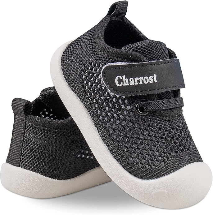 Baby Walking Shoes Toddler Girl Boy Soft Sole Breathable Cotton Canvas Shoes by Charrost