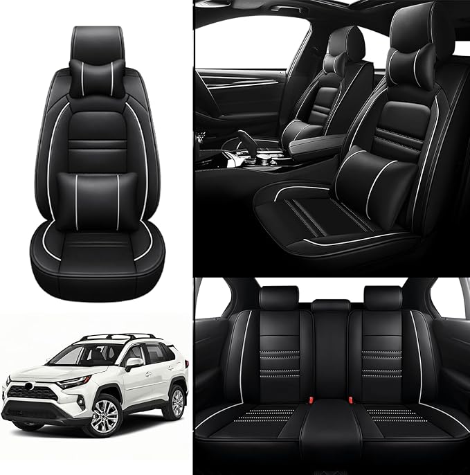 Car Seat Covers for Toyota rav4 2000-2025 | 5-Seats Seat Covers, Waterproof - Image 2
