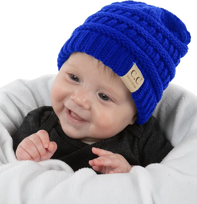 Funky Junque Baby Winter Hat – Cute Newborn Hats, Cozy Warm Infant Beanie by FunkyJunque