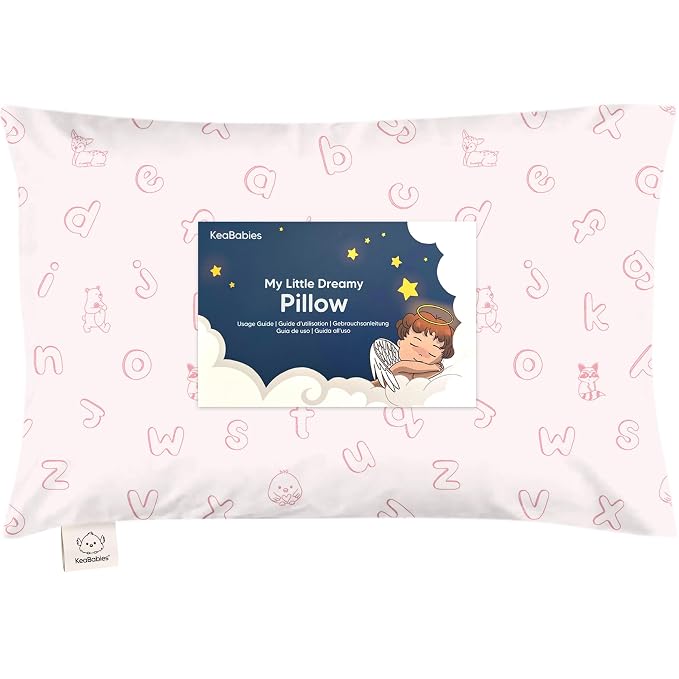 Toddler Pillow with Pillowcase by KeaBabies