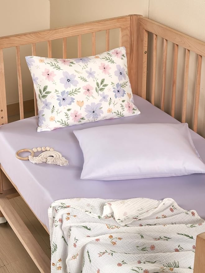 TILLYOU Toddler Pillowcases 13 x 18 Travel Pillow Case 2 Pack, Kids Pillowcases - Image 5