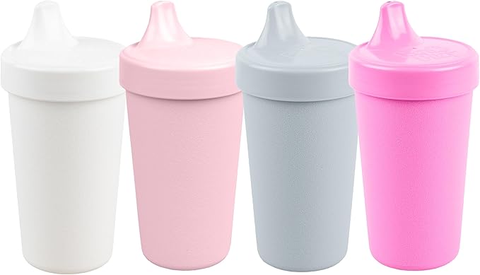 Re-Play Sippy Cups for Toddlers - 10 Oz. Reusable Spill Proof Cups for Kids by Re-Play