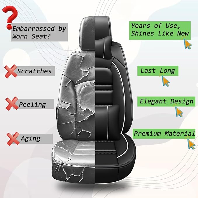 Car Seat Covers for JP Patriot 2009-2017 | 5-Seats Seat Covers, Waterproof Seat - Image 8