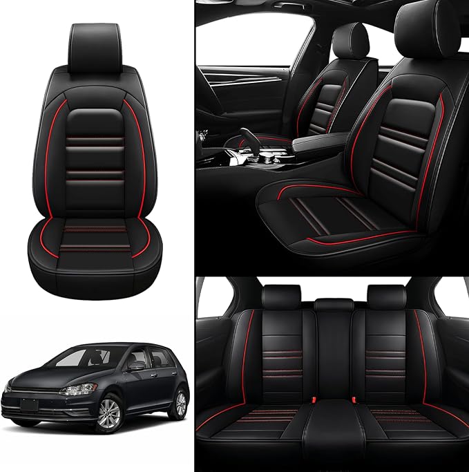 Seat Covers for VW Car Golf 2015-2019 | 5-Seats Leather Seat Covers - Image 2
