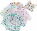 5 Pcs Long Sleeved Baby Toddler Bibs Waterproof Sleeved Bib 3-24 Months by HaimoBurg