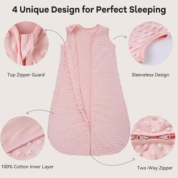 Fleece Baby Sleep Sack 12-18 Months - Image 3