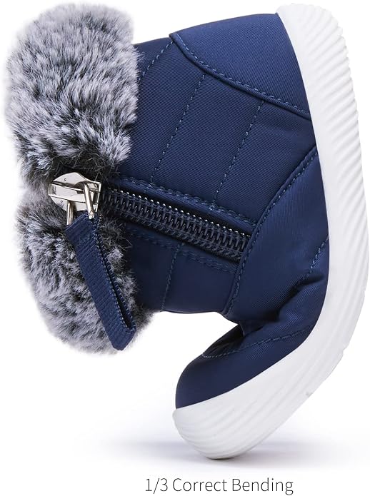 BMCiTYBM Baby Boy Girl Snow Boots Waterproof Winter Warm Booties Nonslip - Image 6