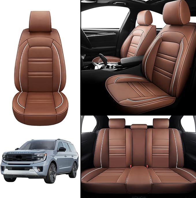 Seat Covers for Ford Expedition 1997-2025 | 5-Seats Leather Seat Covers - Image 2