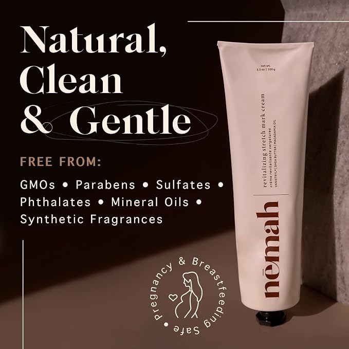 Nemah - Stretch Mark Cream for Pregnancy - Pregnancy Stretch Mark Prevention & - Image 6