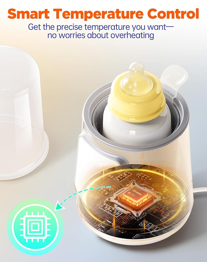 Fast Baby Bottle Warmer for Breastmilk, Smart 12 in 1 Breast Milk Warmer for - Image 7