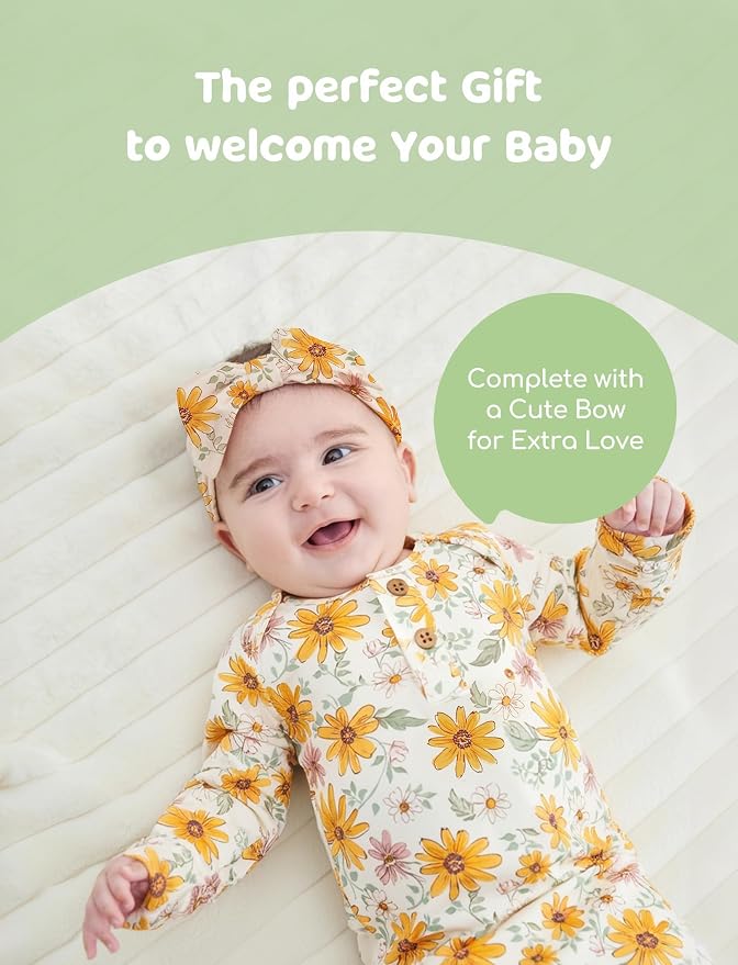 PATPAT Baby Sleeper Gown with Bamboo Viscose - Image 4