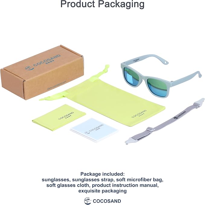 COCOSAND Flexible Baby Sunglasses - Image 2