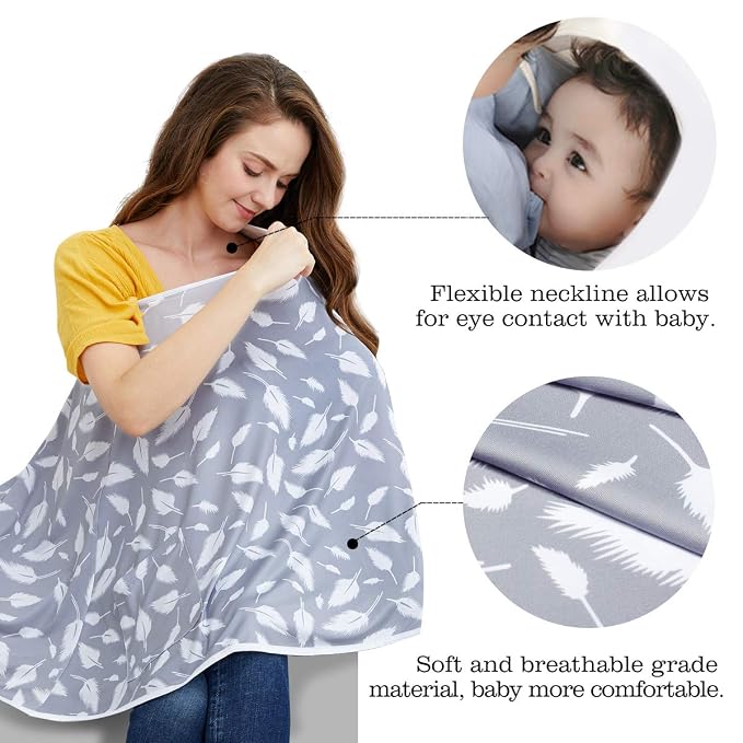 Baby Nursing Cover & Nursing Poncho - Image 4