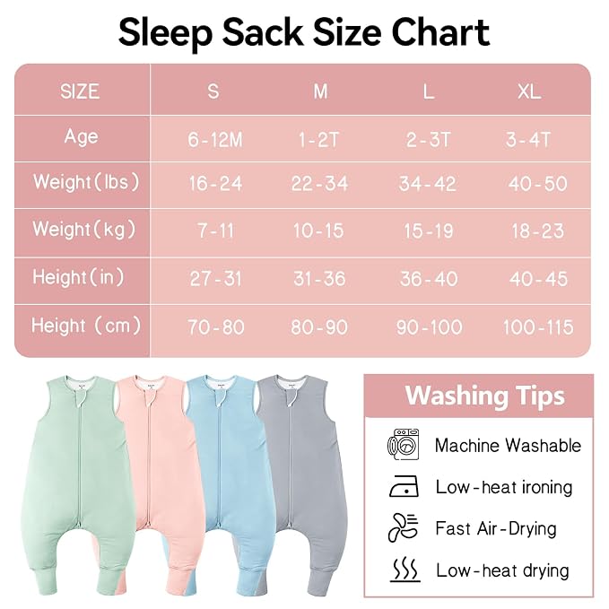 Rayon Made From Bamboo Sleep Sack 6-12 Months 0.5 Tog Ultra Soft Summer Toddler - Image 7