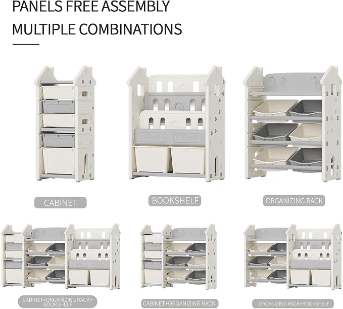 3 in 1 Kids Toy Storage Organizer - Image 6