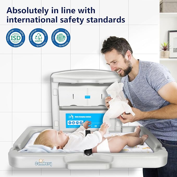 Commercial Baby Changing Station, Wall Mounted Baby Changing Station - Image 2