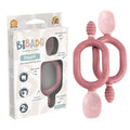 Bibado - Dippit Baby Spoon and Dipper, Blush - Soft, Chewable Dipper & Deep by BIBaDO