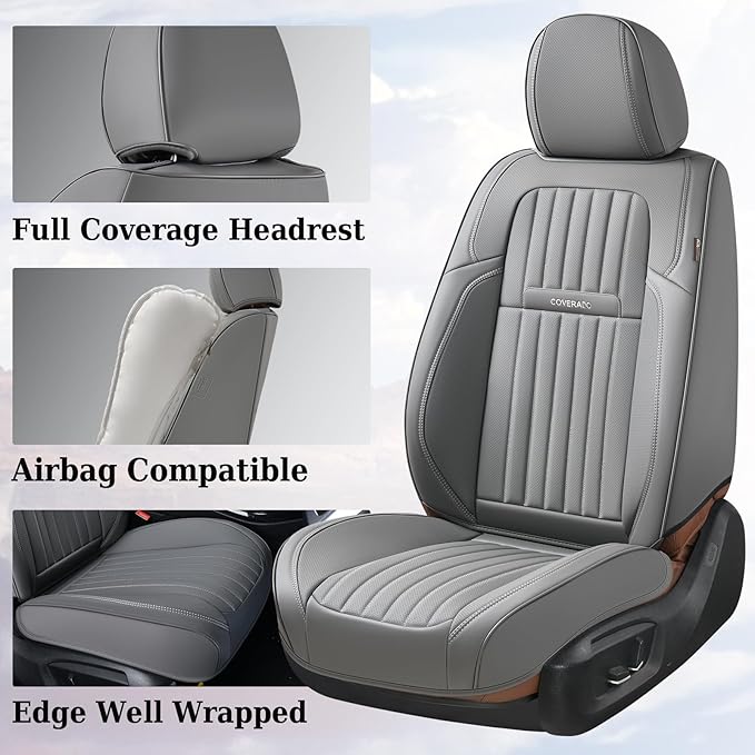 Coverado Car Seat Covers Full Set, Seat Covers - Image 3
