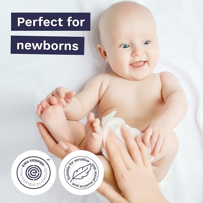 Pura Baby Wipes 3 x 60 per pack 100% Plastic-Free & Plant Based Wipes, 99% Water - Image 5