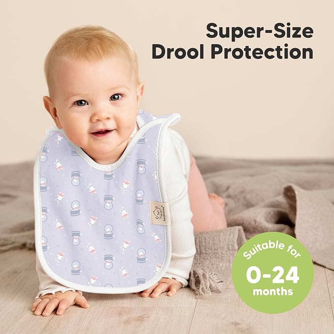 8-Pack Baby Bibs for Boys, Girls - Image 2