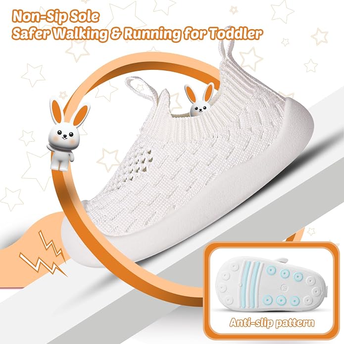 Baby Walking Shoes Toddler Girl Boy Soft Sole Breathable Cotton Canvas Shoes - Image 3