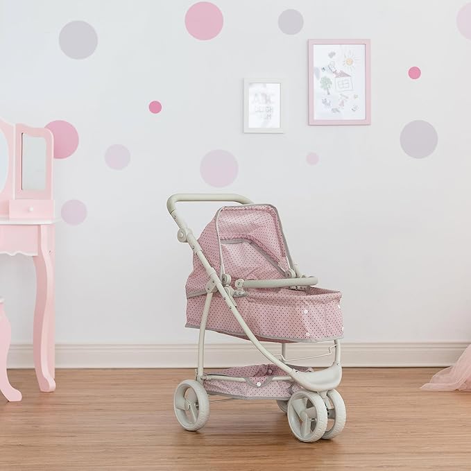 Olivia's Little World 2-in-1 Convertible Baby Doll Stroller - Image 4