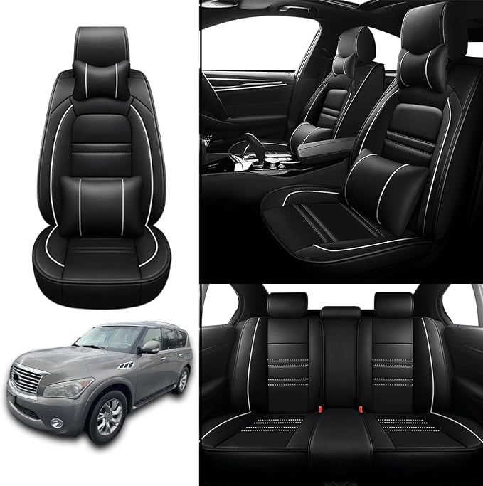 Car Seat Covers for Infiniti qx56 2004-2013 | 5-Seats Seat Covers, Waterproof - Image 2