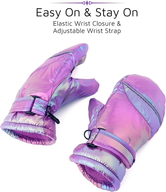 F Flammi Toddler Kids Snow Mittens - Image 4
