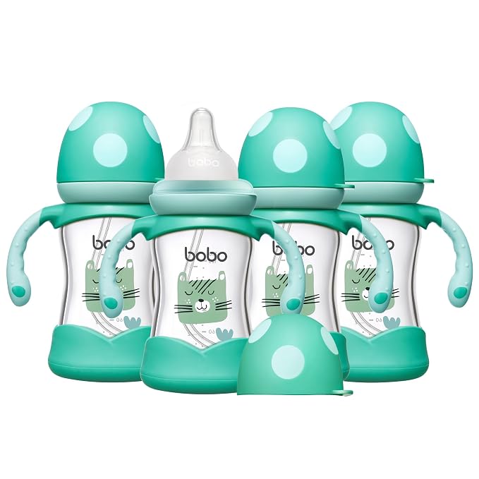 YOHKOH Natural Glass Baby Bottle by Home