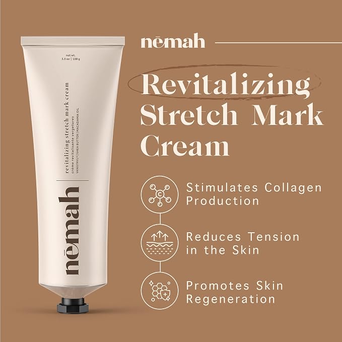 Nemah - Stretch Mark Cream for Pregnancy - Pregnancy Stretch Mark Prevention & - Image 2