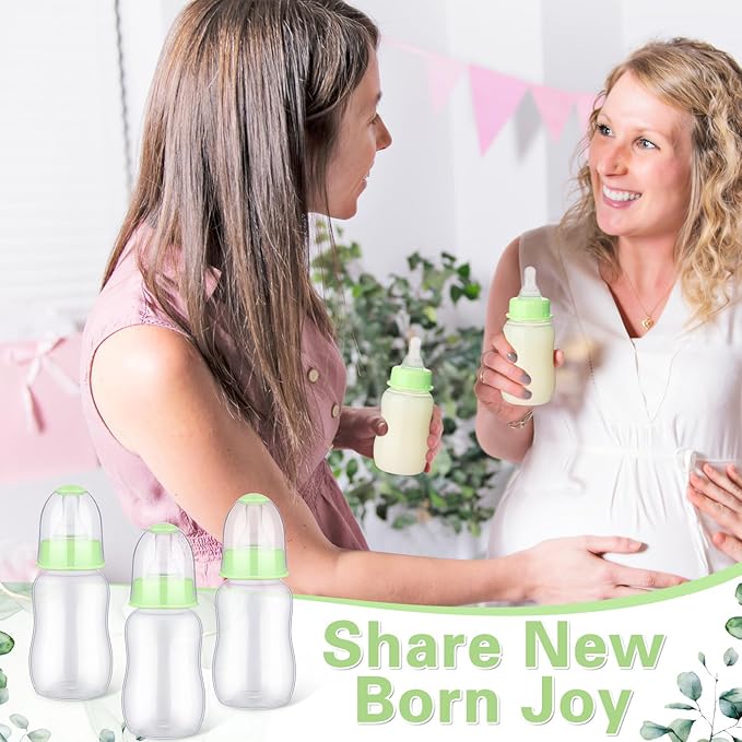 TrelaCo Bottle Chug Baby Shower Game 20 Pcs Baby Bottles Shower Favor - Image 5