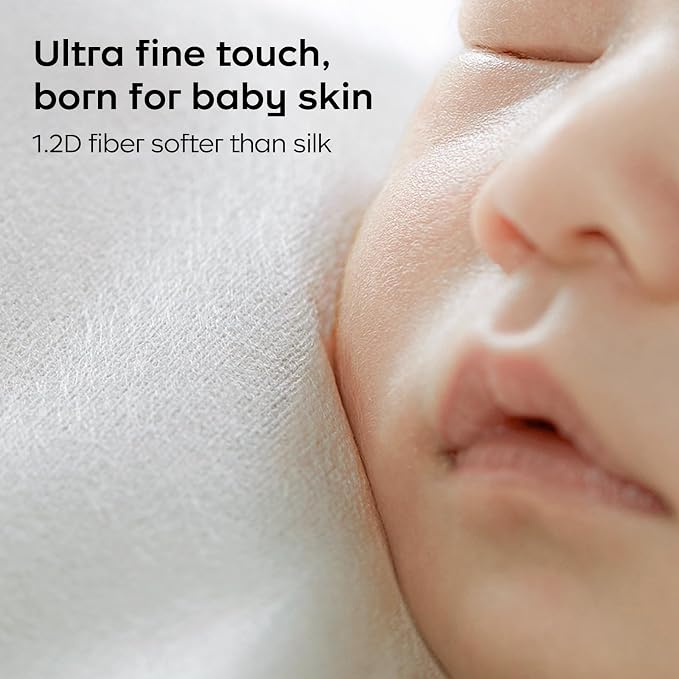 Bc Babycare Dry Wipes, Plant-based Fibers, Wet and Dry Multi-Use Facial Cloth - Image 3